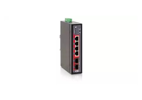 CTC UNION - Industrial Fast Ethernet Switch - IFS-500C