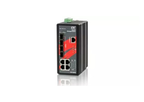 CTC UNION - Industrial Managed GbE Switch - IGS+404SM