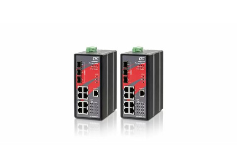 CTC UNION - Industrial Managed GbE PoE Switch - IGS+803SM-8PH, IGS+803SM-8PH24 - it