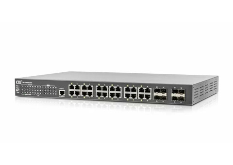 Sysnet -  Industrial GbE PoE Switch - IGS-2408SM-24PH