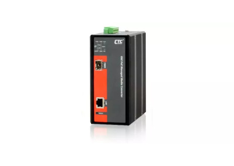 Industrial Managed PoE Media Converter IMC-1000MS-PH12 Sysnet