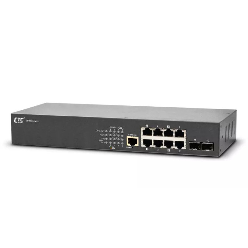 L2+ Gigabit Ethernet Switch - GSW-3208MP-1 - Sysnet