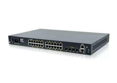 L2+ Managed PoE Switch with 24 ports PoE+(450W) - GSW-4424MP - Sysnet
