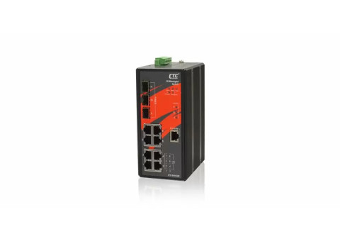 Industrial Managed Fast Ethernet Switch - IFS+803GSM - Sysnet